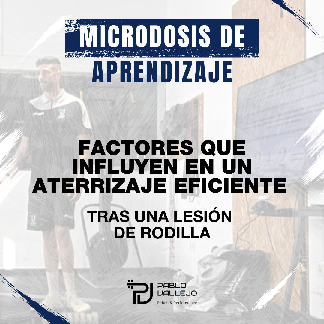 MICRODOSIS DE APRENDIZAJE - FACTORES EN UN LANDING TRAS LESIÓN DE RODILLA.
