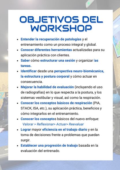 Formación Presencial Tenerife Integrative Training System 3-4 Octubre 2026