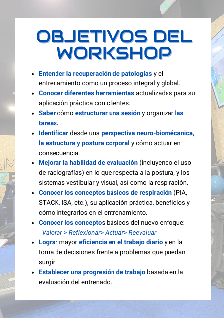 Formación Presencial Granada Integrative Training System 14-15 Diciembre