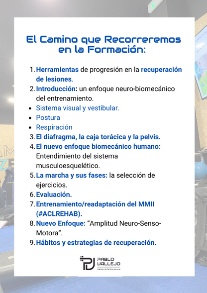Formación Presencial Tenerife Integrative Training System 3-4 Octubre 2026