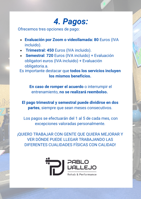 Entrenamiento Online: Plan Trimestral